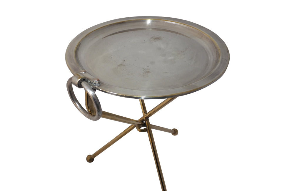 VINTAGE FOLDING MARTINI TABLE