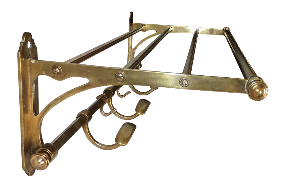 BRASS HAT & COAT RACK