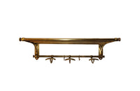 BRASS HAT & COAT RACK