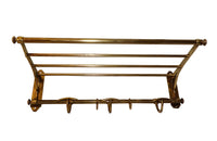 BRASS HAT & COAT RACK