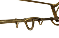 BRASS HAT & COAT RACK