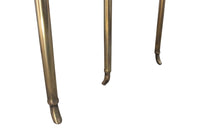 BRASS FOLDING MAGAZINE RACK