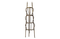 BRASS FOLDING MAGAZINE RACK