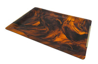'DIOR HOME' STYLE FAUX TORTOISESHELL LUCITE TRAY