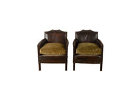 PAIR OF PETITE CLUB CHAIRS