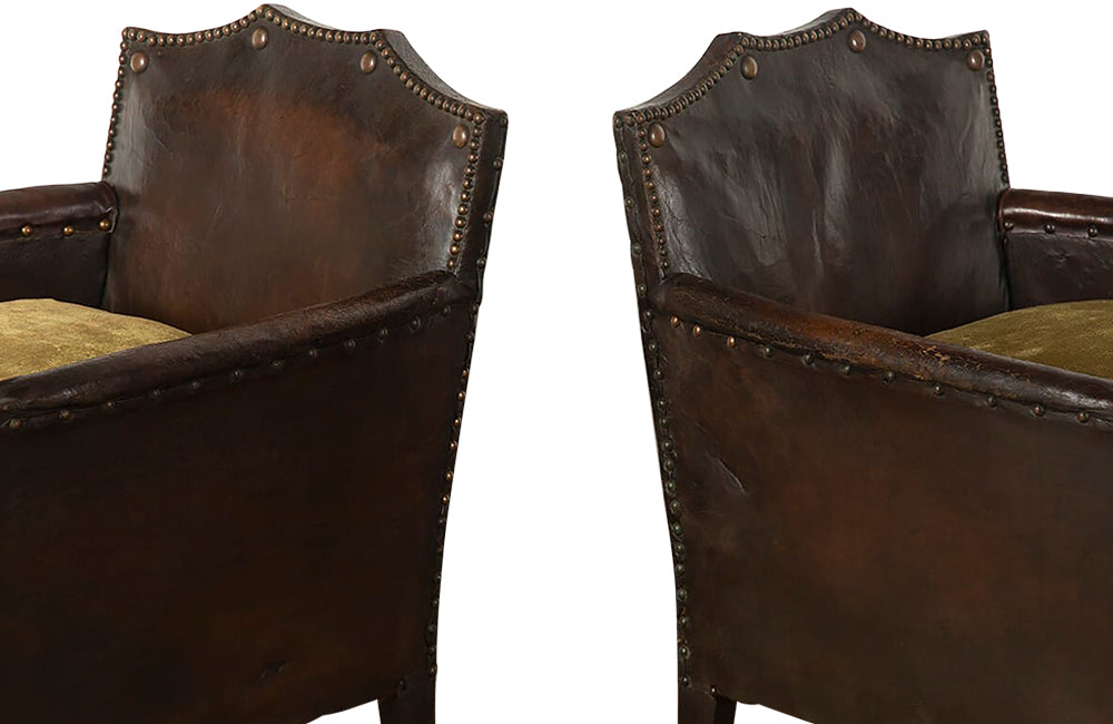 PAIR OF PETITE CLUB CHAIRS