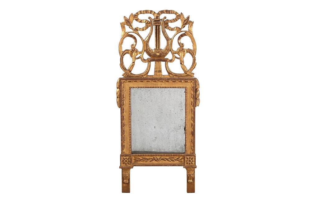 LOUIS XVI REVIVAL LOOKING GLASS
