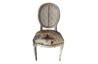 SET OF SIX LOUIS XVI REVIVAL DINING CHAIRS