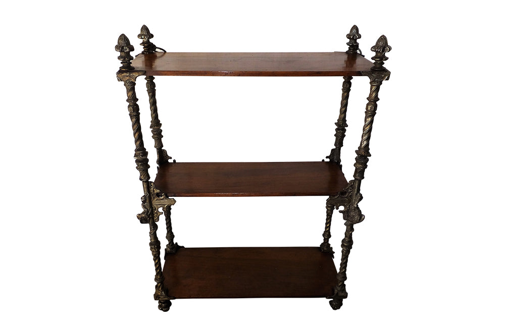 Small French Neo-Gothic Revival Shelves - Antiques Shelves - Decorative Accessories - Hanging Shelves -Standing Shelves - French Decorative Furnitue - French Antique Furniture - AD & PS Antiques