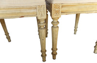 PAIR OF LOUIS XVI REVIVAL STOOLS