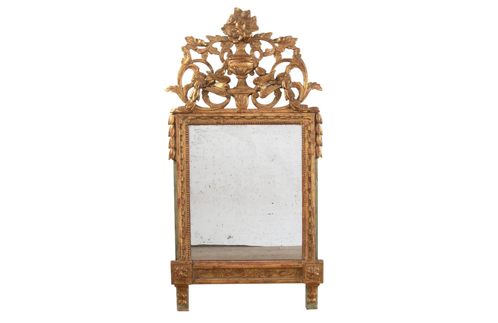 LARGE DECORATIVE MARRIAGE MIRROR - AS & PS ANTIQUES