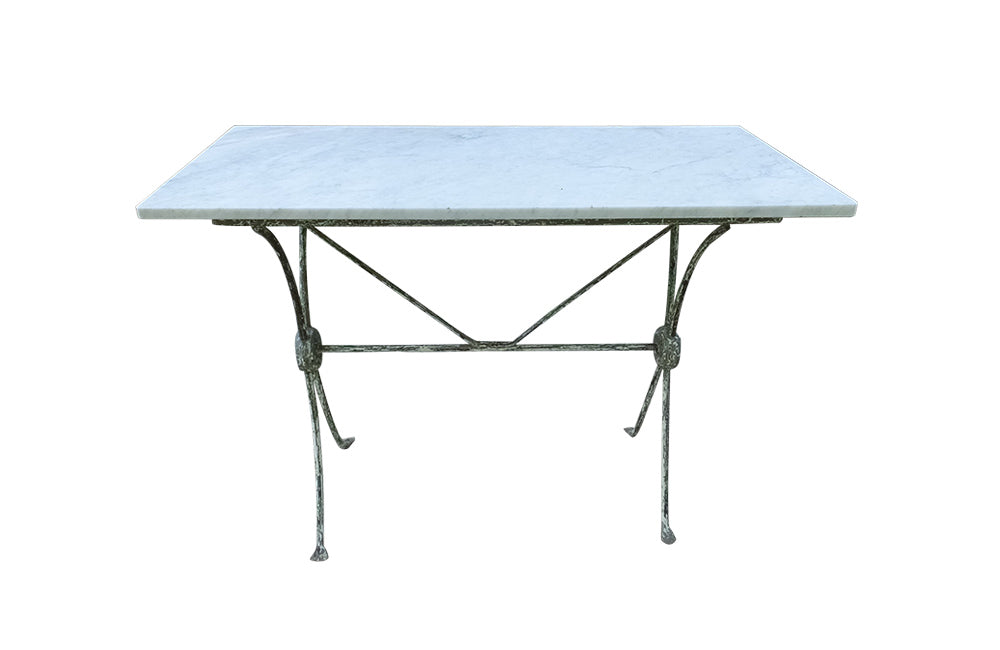 FRENCH BISTRO TABLE  - French Garden Antiques - AD & PS Antiques