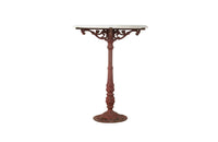 FRENCH CAST IRON GUERIDON WITH DRAGON MOTIFS