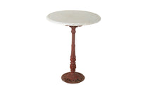 FRENCH CAST IRON GUERIDON WITH DRAGON MOTIFS