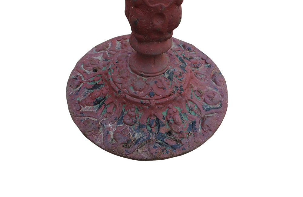FRENCH CAST IRON GUERIDON WITH DRAGON MOTIFS