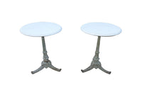 PAIR OF FRENCH IRON GUERIDONS