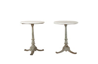 PAIR OF FRENCH IRON GUERIDONS