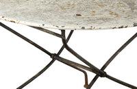 LARGE FOLDING IRON GARDEN TABLE
