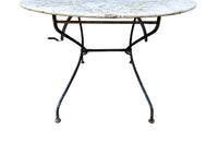 LARGE FOLDING IRON GARDEN TABLE