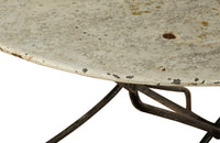 LARGE FOLDING IRON GARDEN TABLE