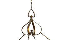 LARGE SPANISH IRON HANGING LIGHT