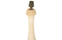 PAIR OF ALABASTER TABLE LAMPS
