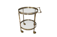 ROUND VINTAGE COCKTAIL TROLLEY