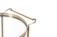 ROUND VINTAGE COCKTAIL TROLLEY
