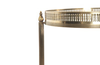 ROUND VINTAGE COCKTAIL TROLLEY