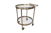 ROUND VINTAGE COCKTAIL TROLLEY