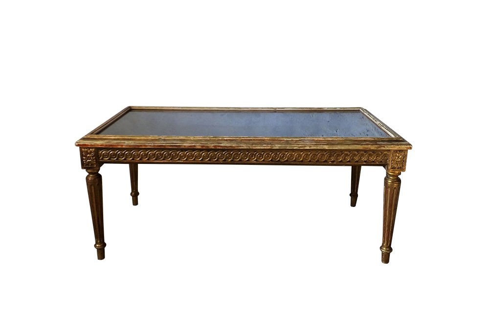 LOUIS XVI REVIVAL VITRINE COFFEE TABLE