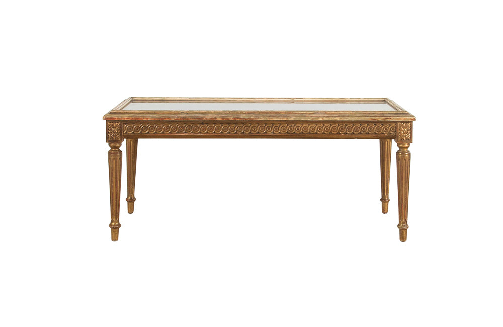 LOUIS XVI REVIVAL VITRINE COFFEE TABLE