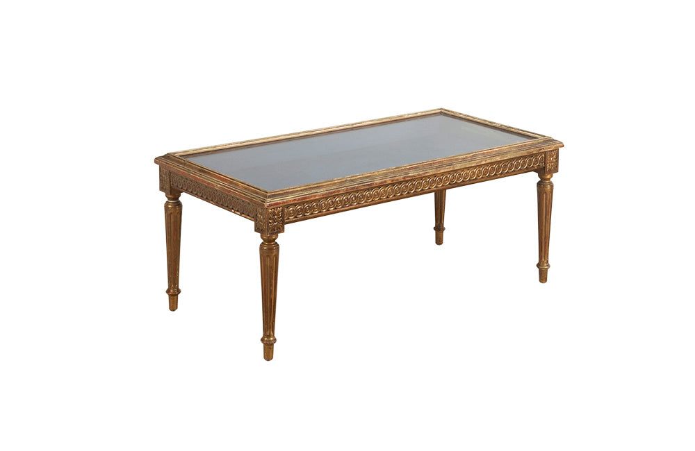 LOUIS XVI REVIVAL VITRINE COFFEE TABLE