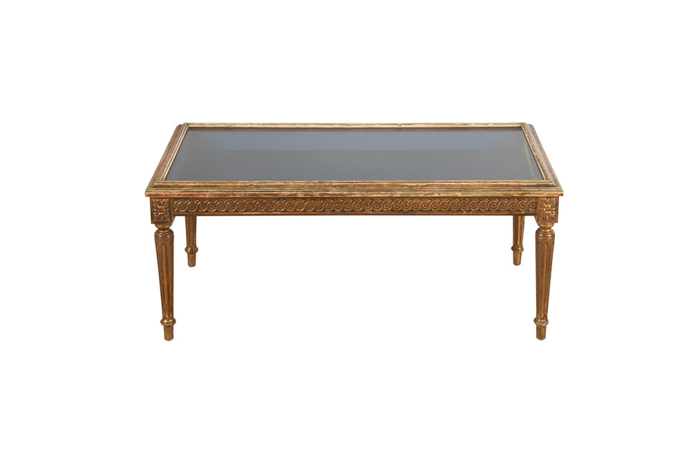 LOUIS XVI REVIVAL VITRINE COFFEE TABLE