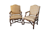 PAIR OF PERIOD REGENCE ARMCHAIRS