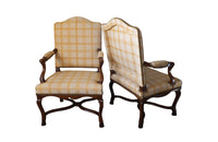 PAIR OF PERIOD REGENCE ARMCHAIRS
