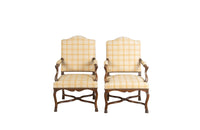 PAIR OF PERIOD REGENCE ARMCHAIRS