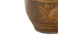 PAIR OF GLAZED POTTERY CHINESE PLANTERS