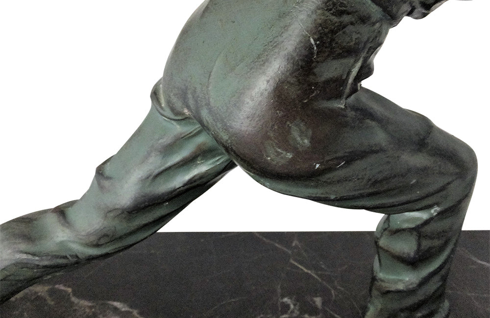FRENCH BOULES PLAYER SCULPTURE