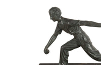FRENCH BOULES PLAYER SCULPTURE