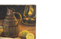 Au Petit Matin still life painting by  Benjamin Sarraillon - French Antiques