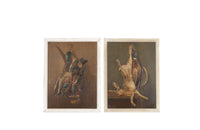 PAIR OF EMBOSSED PRINTS OF GAME