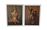 PAIR OF EMBOSSED PRINTS OF GAME
