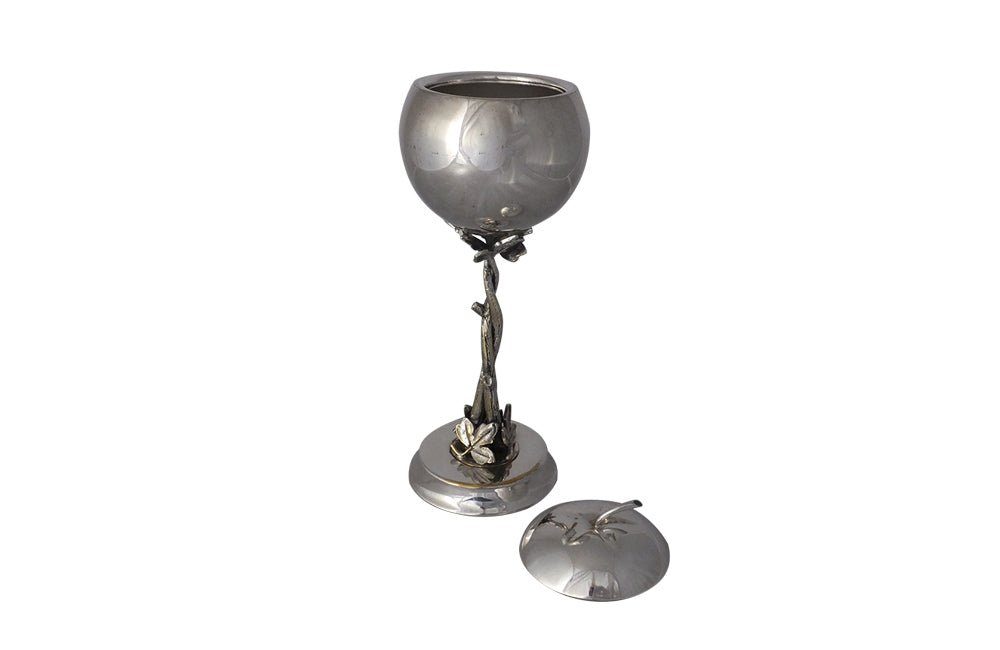 SILVER PLATE TOMATO LIDDED BOX