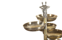 1960'S SILVERPLATE GIRAFFE BONBON DISH