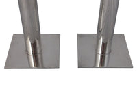 PAIR OF CHIC 1970'S CANDLESTICKS