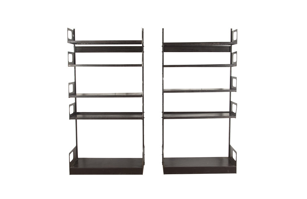 RARE PAIR OF STRAFOR SHELVES