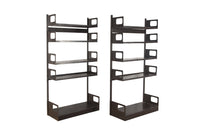 RARE PAIR OF STRAFOR SHELVES