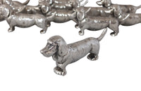 SET OF TWELVE DACHSHUND KNIFE RESTS