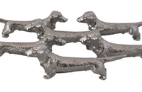 SET OF SIX  DACHSHUND KNIFE RESTS